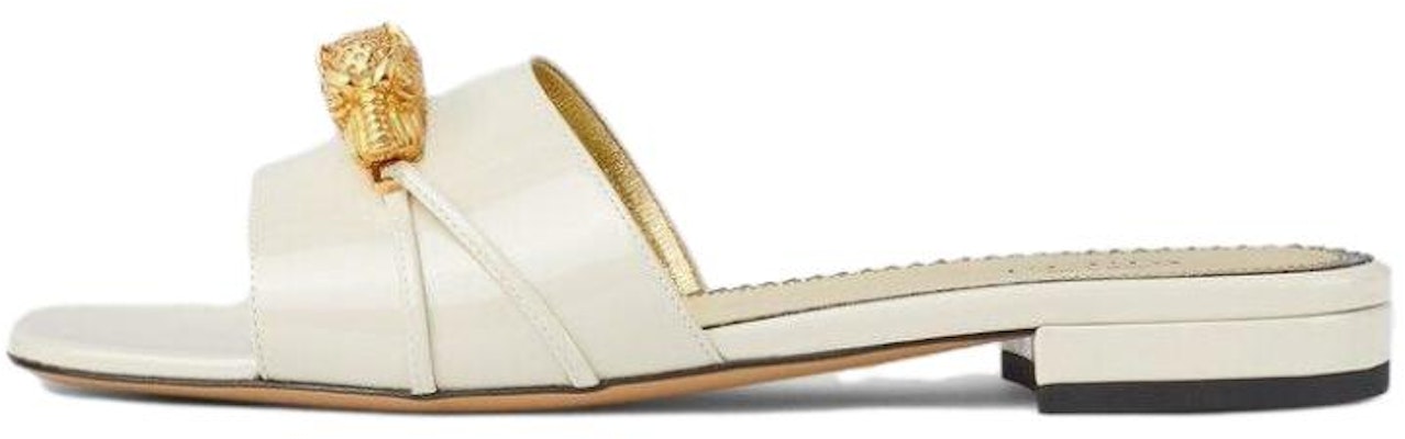 (Women) Gucci Leather Slide 'White' 750509-CLG00-9022 Buy (Women) Gucci Leather Slide 'White' 750509-CLG00-9022