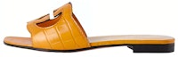 Buy (W) Gucci Selipar Kulit 'Kuning' 694451-E5V00-7636