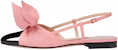 (W) Gucci Leather Slingback Flats 'Edisi Terhad Tahun Arnab Pink' 729755-BNC80-1098