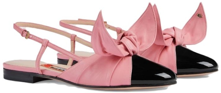 (W) 古驰小羊皮单鞋“粉兔年限量版” 729755-BNC80-1098 Lookbook (W) 古驰小羊皮单鞋“粉兔年限量版” 729755-BNC80-1098