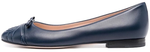 (Women) Gucci Leather Slip-On 'Blue Fashion' 680878-BKO60-4157 (Women) Gucci Leather Slip-On 'Blue Fashion' 680878-BKO60-4157