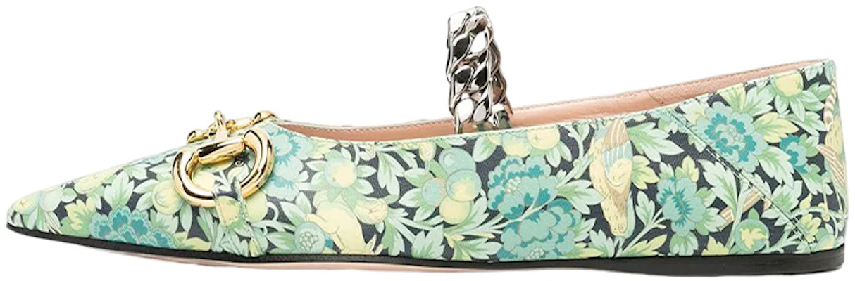 (Women) Gucci Leather Slip-On 'Floral Print Green' 639272-2IQ00-4854 Buy (Women) Gucci Leather Slip-On 'Floral Print Green' 639272-2IQ00-4854