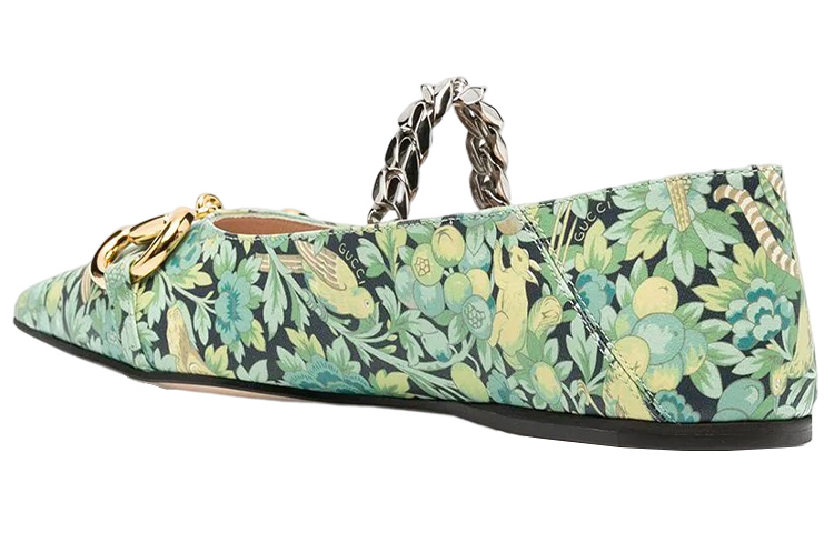 Purchase (Women) Gucci Leather Slip-On 'Floral Print Green' 639272-2IQ00-4854