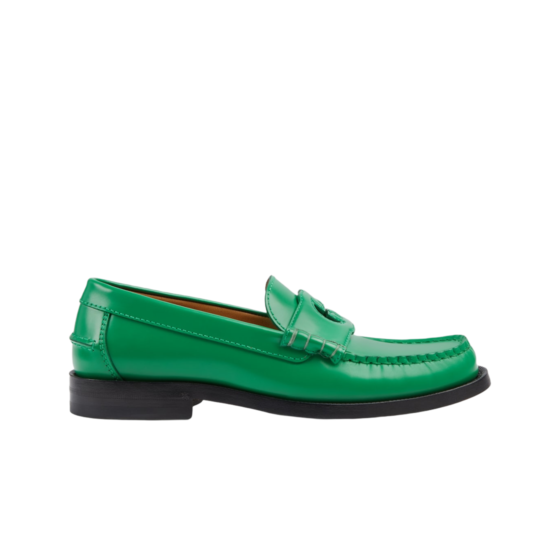 (Women) Gucci Leather Slip-On 'Green Fashion' 738676-17X00-3727