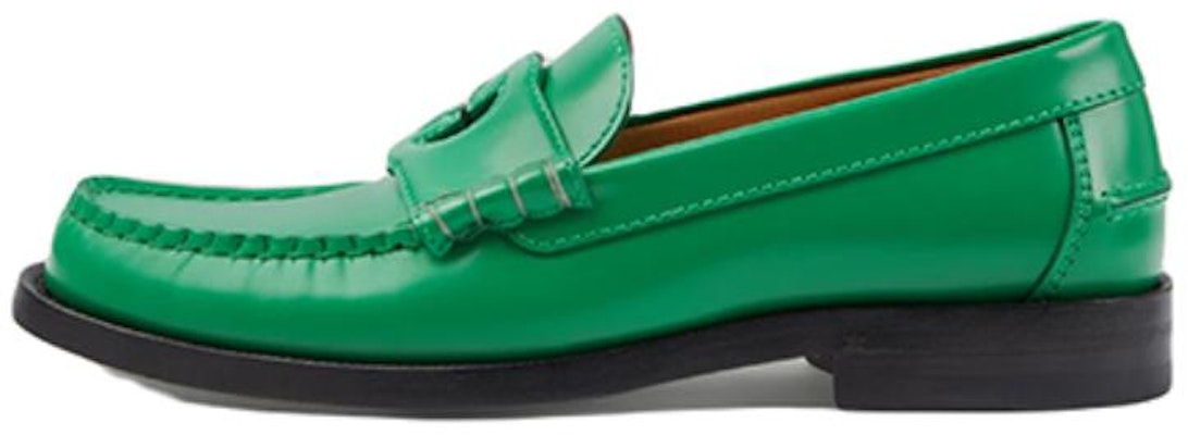 (Women) Gucci Leather Slip-On 'Green Fashion' 738676-17X00-3727 Buy (Women) Gucci Leather Slip-On 'Green Fashion' 738676-17X00-3727