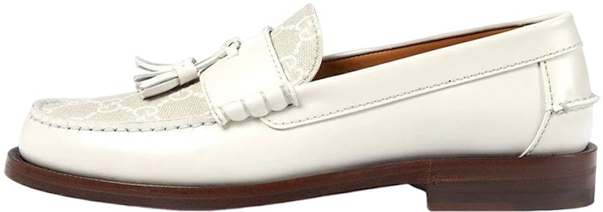 (W) 구찌 GG 수프림 태슬 로퍼 (화이트) 694866-17X50-9071 Buy (W) 구찌 GG 수프림 태슬 로퍼 (화이트) 694866-17X50-9071