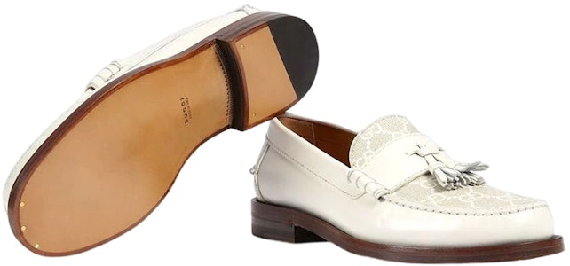 (W) 구찌 GG 수프림 태슬 로퍼 (화이트) 694866-17X50-9071 Purchase (W) 구찌 GG 수프림 태슬 로퍼 (화이트) 694866-17X50-9071