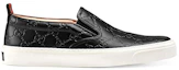 Order (W) 구찌 블랙 패션 가죽 스니커 (Gucci Black Fashion Leather Sneaker - shortened) 408510-CWCE0-1174