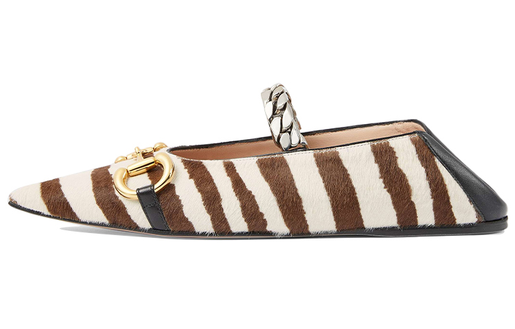 (Women) Gucci Leather Sneaker 'Brown White Print' ‎627412-D4MS0-9094
