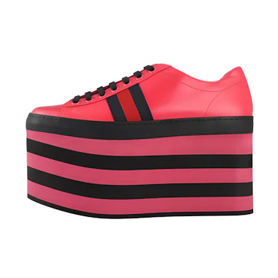 (W) Gucci Leather Sneaker 'Colorblock'