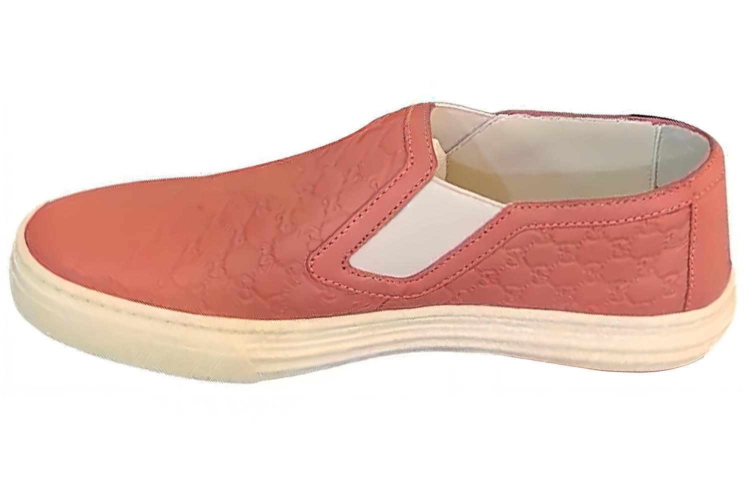 Buy (W) グッチ ピンクレザー スニーカー (Gucci Pinku Rezaa Sunikaa) 473974-D4710-5867