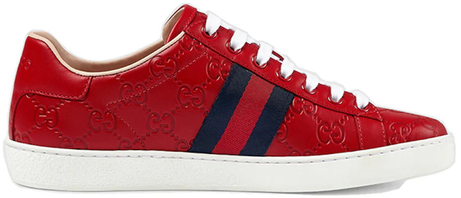 (W) (女性用)グッチ レザースニーカー 'レッドファッション' 387993-CWCG0-6485 387993-CWCG0-6485 Order (W) (女性用)グッチ レザースニーカー 'レッドファッション' 387993-CWCG0-6485 387993-CWCG0-6485