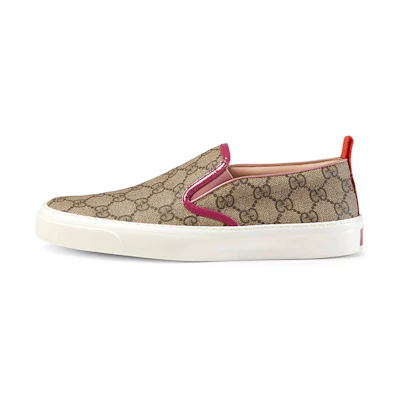 (W) Gucci Leather Sneakers 'Brown Fashion'