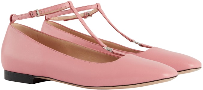 (W) Gucci Kulit Persegi Jari Datar 'Gesper Merah Muda' 723449-BKO00-5817 Order (W) Gucci Kulit Persegi Jari Datar 'Gesper Merah Muda' 723449-BKO00-5817