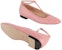 (W) Gucci Kasut Kulit Hujung Petak 'Pink Buckle' 723449-BKO00-5817