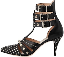 (Women) Gucci Leather Stiletto 'Fashion Buckle Black' 740061-C9D00-1000 (Women) Gucci Leather Stiletto 'Fashion Buckle Black' 740061-C9D00-1000