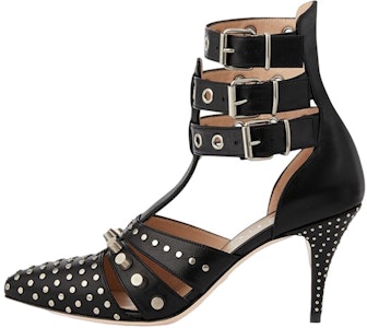 (W) 구찌 가죽 스틸레토 '패션 버클 블랙' 740061-C9D00-1000 Buy (W) 구찌 가죽 스틸레토 '패션 버클 블랙' 740061-C9D00-1000