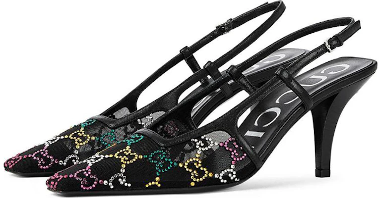 (W) Gucci Leren Stiletto ''Fashion Square Toe Zwart'' 751770-FAB1M-1000 Order (W) Gucci Leren Stiletto ''Fashion Square Toe Zwart'' 751770-FAB1M-1000