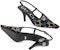 (W) Gucci Kulit Stiletto 'Fesyen Hujung Petak Hitam' 751770-FAB1M-1000