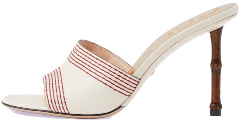 (Women) Gucci Leather Stiletto Slide 'White Fashion' 724836-C9D00-9022 Buy (Women) Gucci Leather Stiletto Slide 'White Fashion' 724836-C9D00-9022