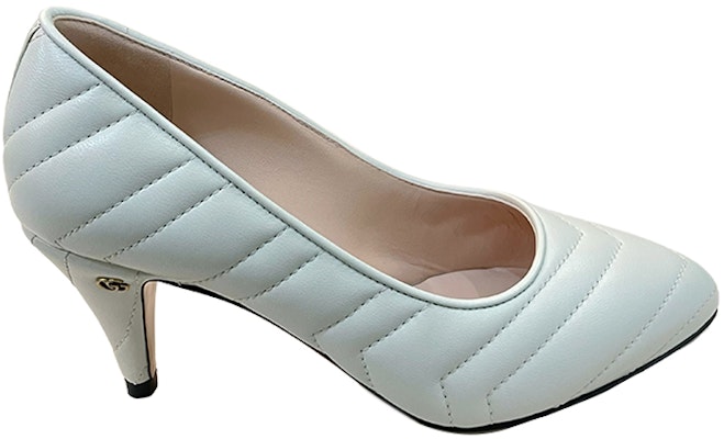 (Women) Gucci Leather Stiletto White 'Elegant Quilting' 658673-BKO00-9050 Order (Women) Gucci Leather Stiletto White 'Elegant Quilting' 658673-BKO00-9050