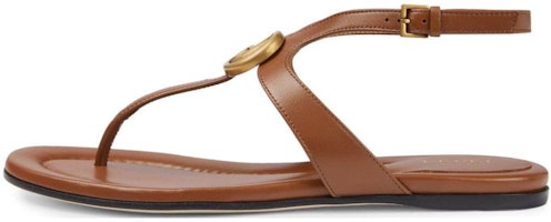 (Women) Gucci Leather Thong Sandals 'Brown' 746030-BKO00-2535 (Women) Gucci Leather Thong Sandals 'Brown' 746030-BKO00-2535