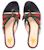 (W) Sandal Thong Gucci Kulit Web Busur Aksen 'Hitam' 433565-H5QA0-8490