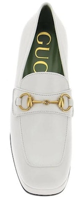 (W) Gucci Kulit Putih 'Tali Bit Kuda Hak Tebal' 565365-0G0V0-9014 Shop (W) Gucci Kulit Putih 'Tali Bit Kuda Hak Tebal' 565365-0G0V0-9014