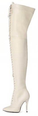 (Women) Gucci Leather Zip High-Top Boots 'White' 726079-AABHQ-9022 Buy (Women) Gucci Leather Zip High-Top Boots 'White' 726079-AABHQ-9022