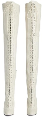 (Women) Gucci Leather Zip High-Top Boots 'White' 726079-AABHQ-9022 Shop (Women) Gucci Leather Zip High-Top Boots 'White' 726079-AABHQ-9022