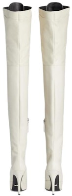 (Women) Gucci Leather Zip High-Top Boots 'White' 726079-AABHQ-9022 Purchase (Women) Gucci Leather Zip High-Top Boots 'White' 726079-AABHQ-9022