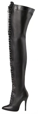(Women) Gucci Leather Zippered Pointed High-Top Boots 'Black' 726079-AABEV-1000 Buy (Women) Gucci Leather Zippered Pointed High-Top Boots 'Black' 726079-AABEV-1000