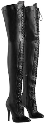 (Women) Gucci Leather Zippered Pointed High-Top Boots 'Black' 726079-AABEV-1000 Order (Women) Gucci Leather Zippered Pointed High-Top Boots 'Black' 726079-AABEV-1000