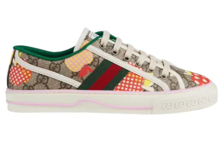 (W) Gucci Les Pommes Tennis 1977 'Beige ebony apple print' 圖 2