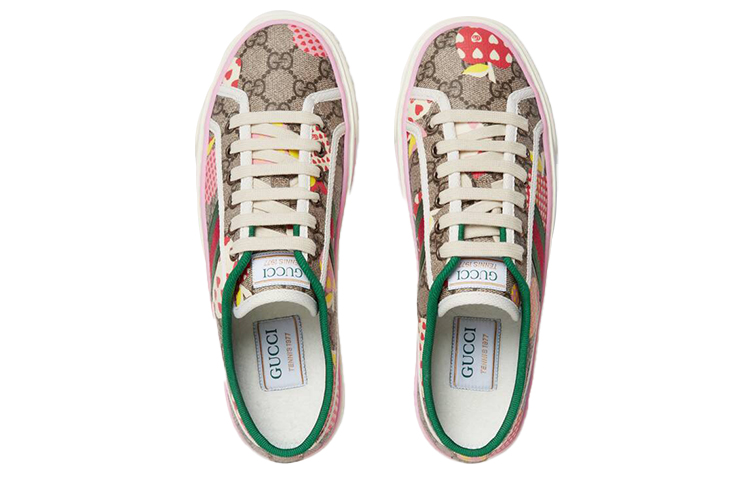 (W) Gucci Les Pommes Tennis 1977 'Beige ebony apple print' 圖 4