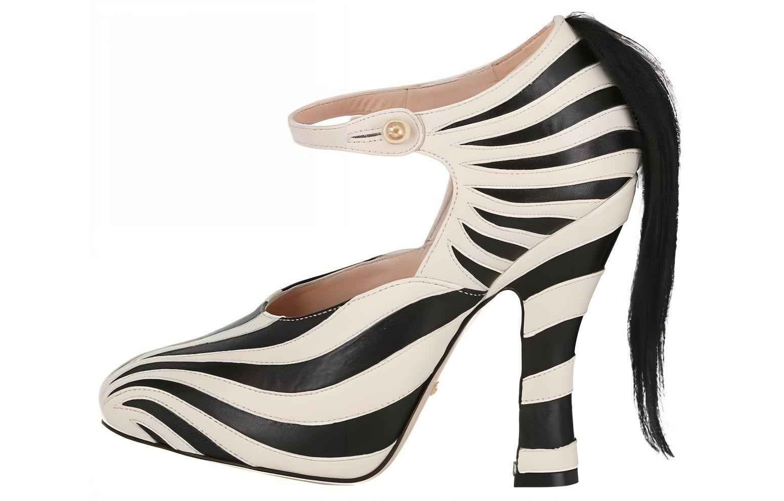 (Women) Gucci Lesley Ponytail Mary Jane Pumps Multi 447597-DMBB0-9083