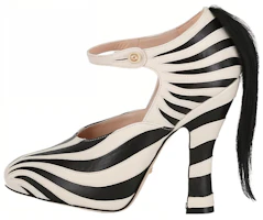 (Women) Gucci Lesley Ponytail Mary Jane Pumps Multi 447597-DMBB0-9083 (Women) Gucci Lesley Ponytail Mary Jane Pumps Multi 447597-DMBB0-9083
