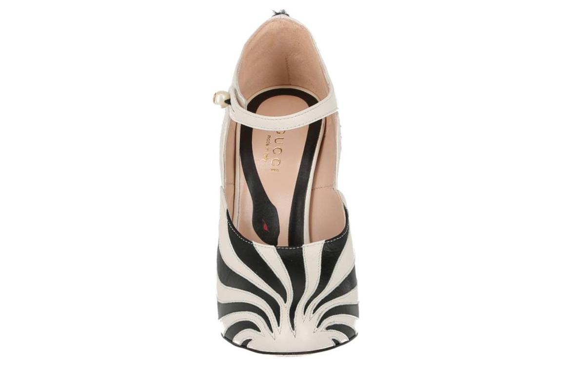 Lookbook (W) Gucci Lesley Ponytail Mary Jane Tacones Multicolor 447597-DMBB0-9083