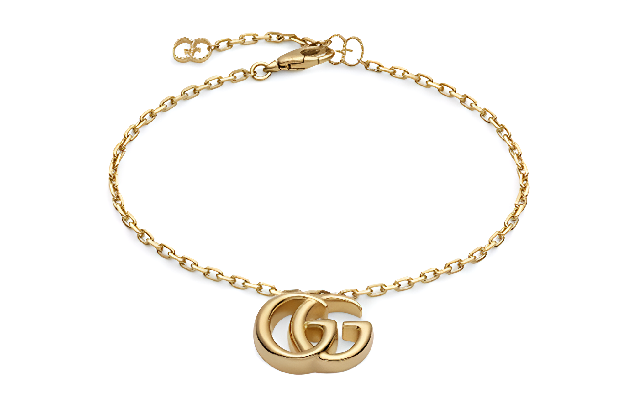 (Women) GUCCI Letter Logo 18K Gold Bracelet for Women - Gold. 501676J85008000
