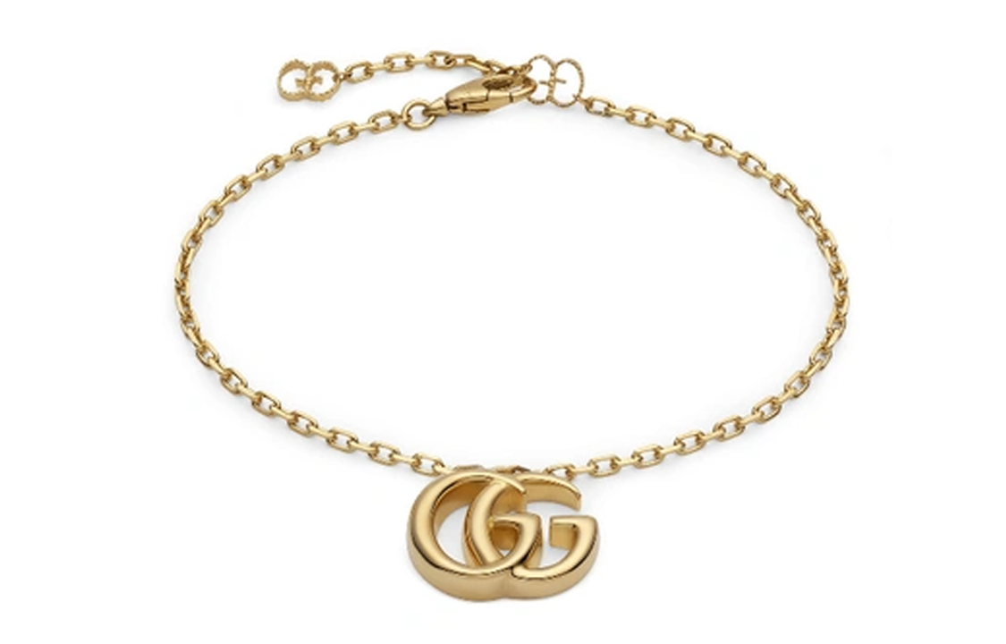 (Women) GUCCI Letter Logo 18K Gold Bracelet for Women - Gold. 501676J85008000 圖 2
