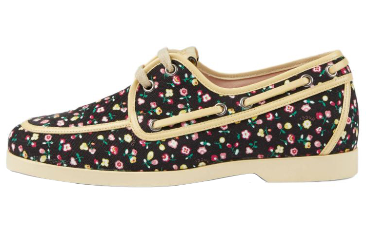 Buy (W) Gucci Liberty Floral Perahu 'Hitam' 637577-2IC20-1086