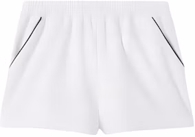 (Women) Gucci Lido Colorblock Fitted Elastic Waist White Shorts 3-Inch 785500-XJGK6-9799 (Women) Gucci Lido Colorblock Fitted Elastic Waist White Shorts 3-Inch 785500-XJGK6-9799