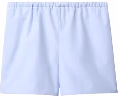 (Women) Gucci Lido Light Blue Logo Jacquard Casual Shorts 784941-ZAQII-4421 (Women) Gucci Lido Light Blue Logo Jacquard Casual Shorts 784941-ZAQII-4421