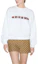 Shop (W) GUCCI Sudadera Blanca Logo Lido Cuello Redondo Manga Larga Mujer 789582-XJGLM-9074