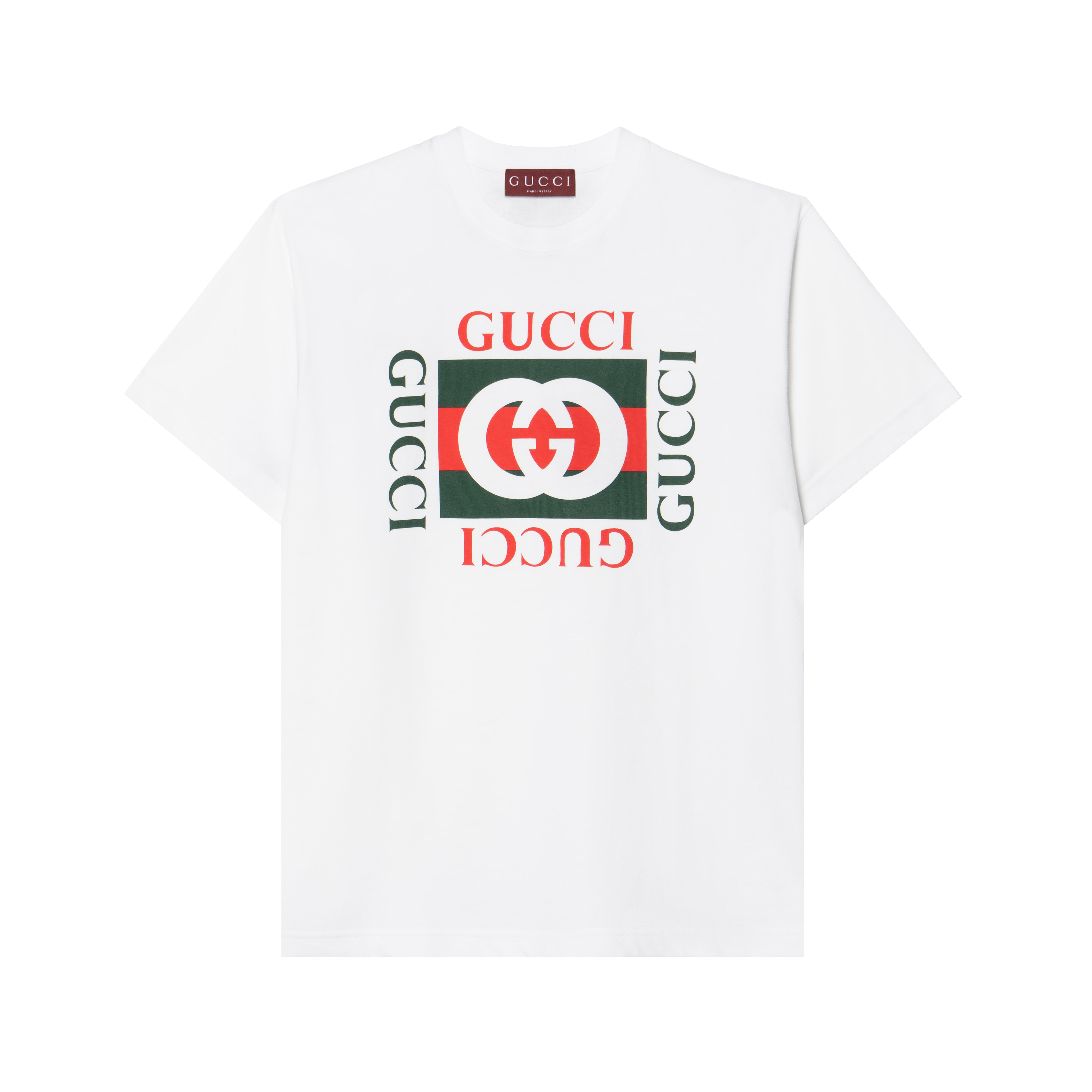 (Women) Gucci Lido Logo Print White T-Shirt 788093-XJGL3-9669