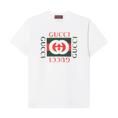(Women) Gucci Lido Logo Print White T-Shirt 788093-XJGL3-9669