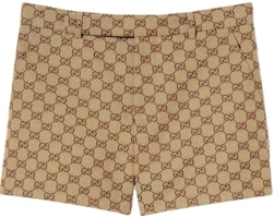 (Women) GUCCI Lido Monogram Mini Canvas Casual Shorts . 788906-Z7ADE-2190 (Women) GUCCI Lido Monogram Mini Canvas Casual Shorts . 788906-Z7ADE-2190