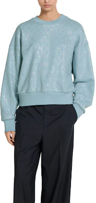 (W) Gucci 淺藍水晶棉質連帽衫 FW25 初秋系列 837931-XJHGD-4553 Lookbook (W) Gucci 淺藍水晶棉質連帽衫 FW25 初秋系列 837931-XJHGD-4553