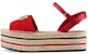 (W) Sandal Espadrille Platform Gucci Lilibeth GG 'Merah' 551880-9SR30-6465