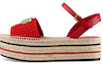 Buy (W) Sandalia Gucci Lilibeth GG Plataforma Espadrille 'Rojo' 551880-9SR30-6465